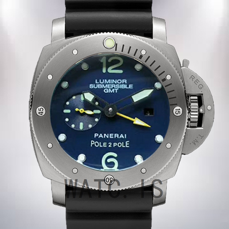 Panerai Luminor Submersible GMT PAM00719 47mm Men's Blue Dial