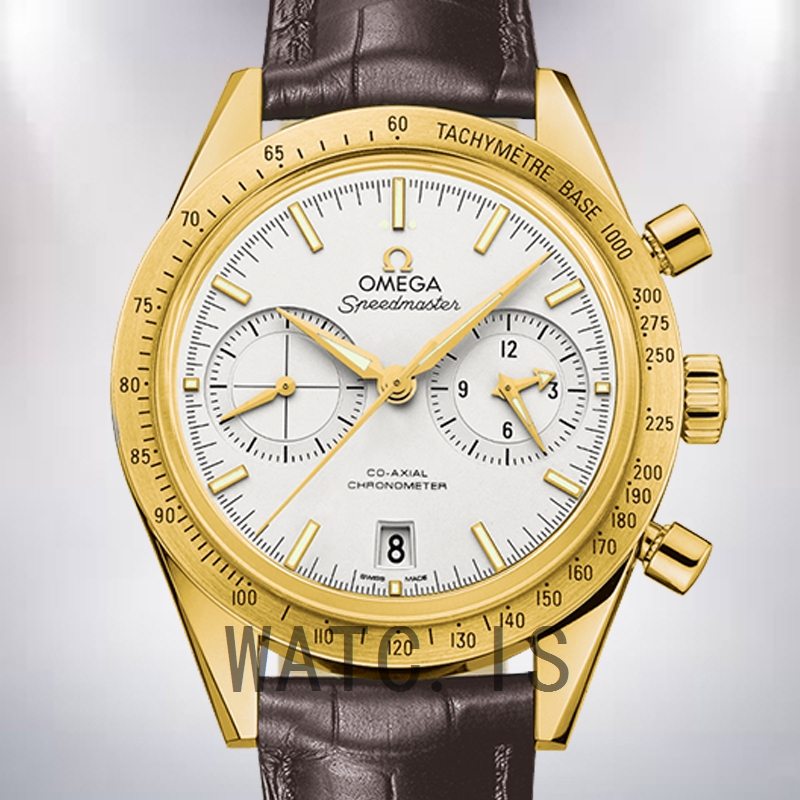 Omega Speedmaster 41mm 331.53.42.51.02.001 Men White Dial Leather Strap